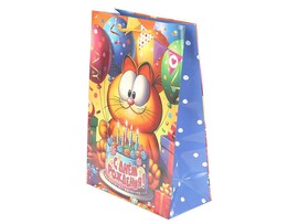 Пакет подар. глянц. лам. Рыжий котик 22*31 см. PML-130532-GF