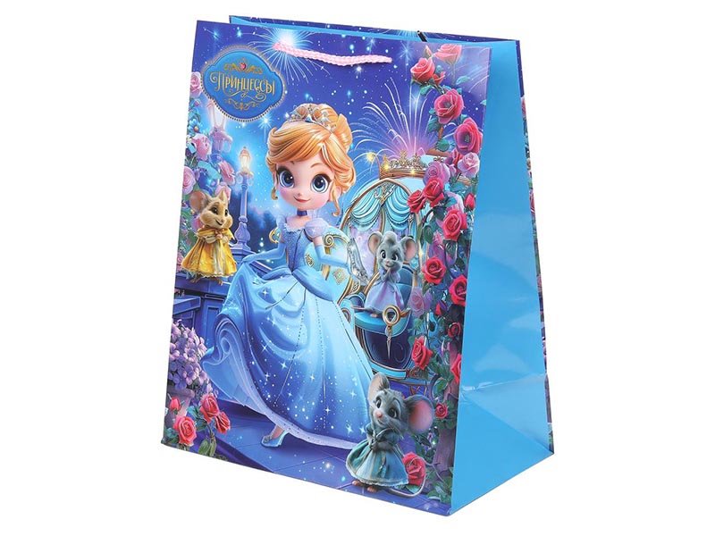 Пакет подар. глянц. лам. Принцесса 26*32 см. PL-130573-PR