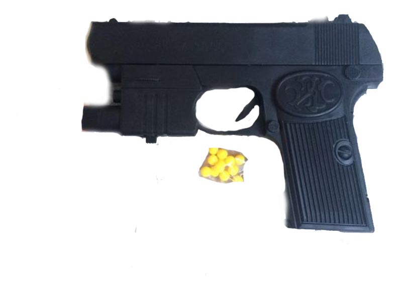 Пистолет "M3000+" 20 см, пульки, лазер. прицел, в пак. 100002134