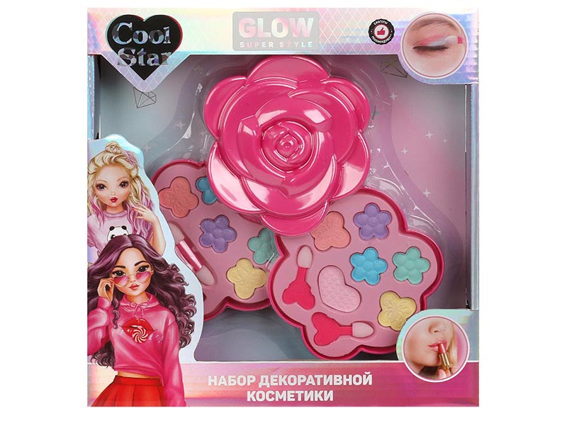 Набор косметики "Cool Star": тени, помада, в кор. 114375-TTG