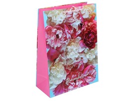 Пакет подар. мат. лам. Пионы 33х45 см. PXL-123034FW7