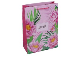 Пакет подар. глянц. лам. Цветы 33х45 см. PXL-124697-FLW8