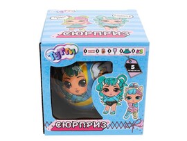 Кукла-сюрприз "Тутти" в шаре, аксесс., в кор. Y2210Z0559-4-RU
