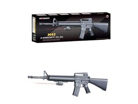 Автомат "М42" 84 см, лазер. прицел, стр. пульками, в кор. 100001900