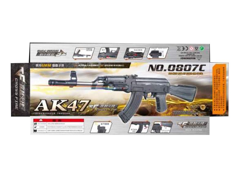 Ружье "0807C" стр. пульками, лазер. прицел, 64х19 см в кор. 1B00712