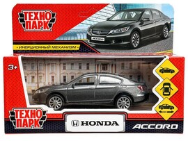 4690590176092 Машина металл HONDA ACCORD длина 12 см, двери, багаж, инерц, серый, кор. Технопарк в кор.2*36шт ACCORD-GY (72) доставка оптом в Донецк