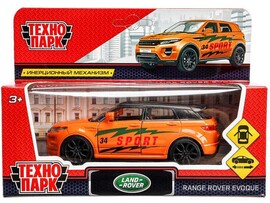 4690590162750 Машина металл LAND ROVER RANGE ROVER EVOQUE СПОРТ 12,5 см, двер, инерц, кор. Технопарк в кор.2*36шт EVOQUE-S (72) доставка оптом в Донецк