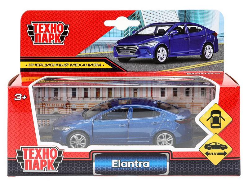 Донецк игрушка оптом 4660254453401 Машина металл HYUNDAI ELANTRA 11,4 см, двери, инерция, кор. Технопарк в кор.2*48шт 67701B
