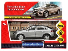 4690590159231 Машина металл MERCEDES-BENZ GLE COUPE длин 12 см, двери, багажн, серый, кор. Технопарк в кор.2*36шт GLE-COUPE-GY (72) доставка оптом в Донецк