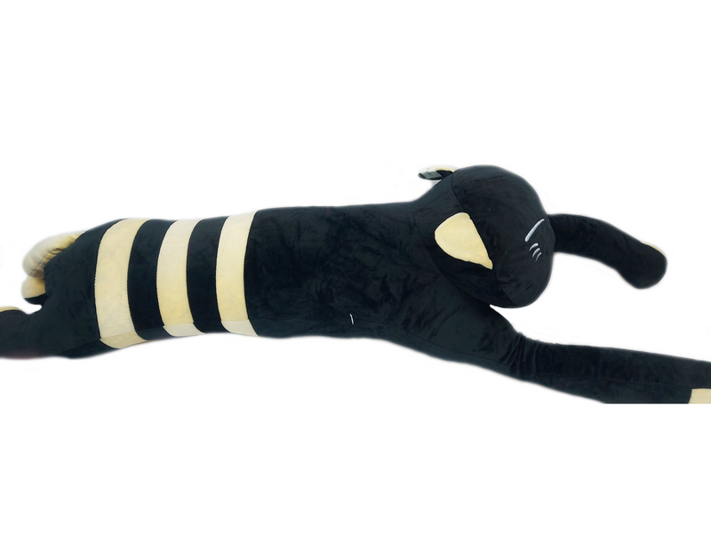 Донецк игрушка оптом Кот-валик черный полоса 0749-6/110