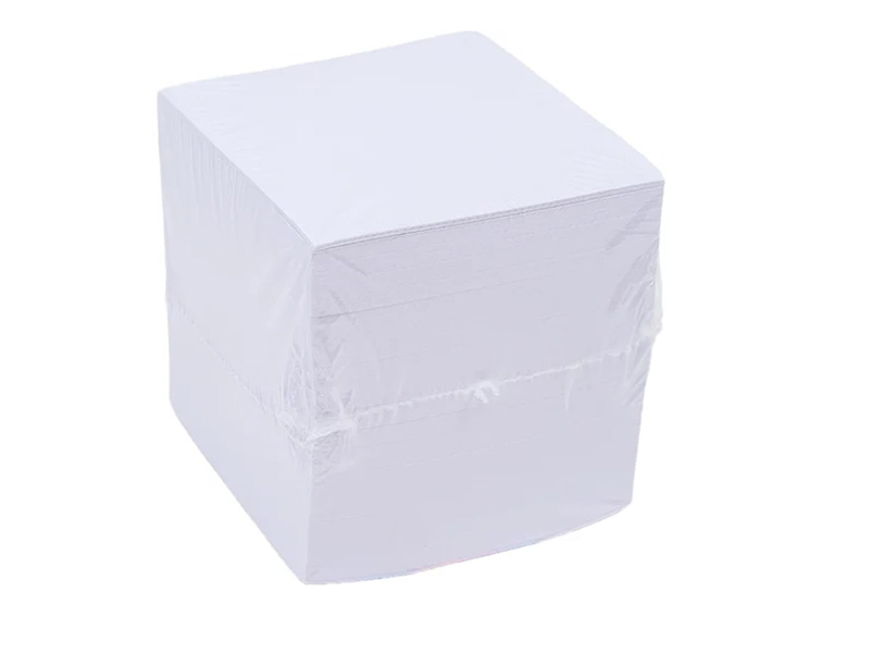 Блок для записей непрокл. 90х90х50 мм, белый