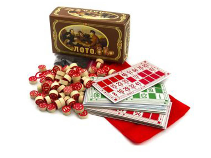 Настольная игра "Лото русское" в кор.