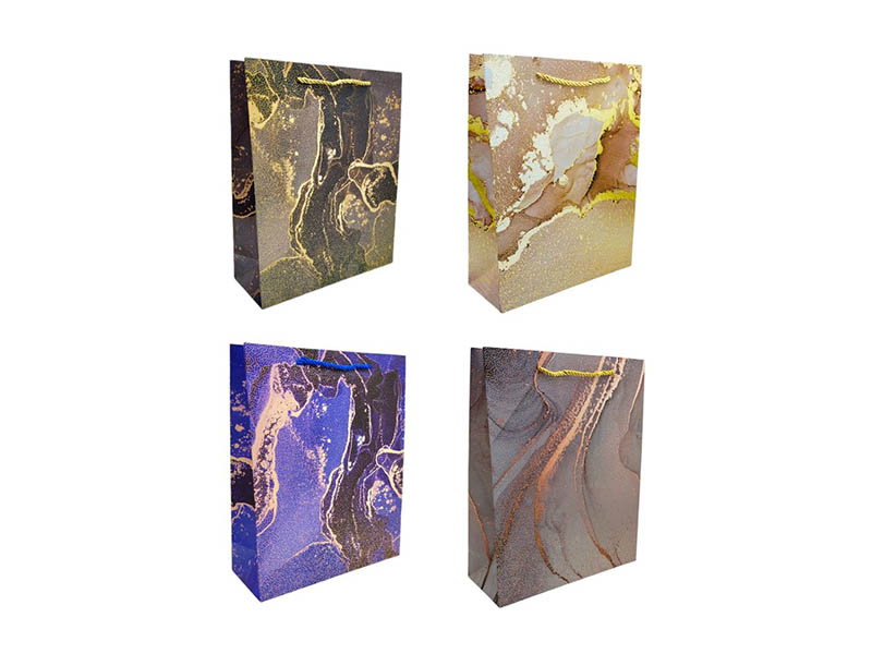 Пакет подар. "Мрамор-2" 18*23*10 см, тиснение. 3023-C