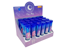 Стержень гел. со стир. черн. 0.5 синий в тубе (кратно 20)