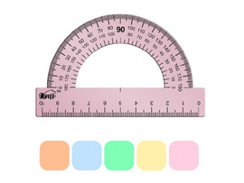 Транспортир пласт. 10 см. ТП-10