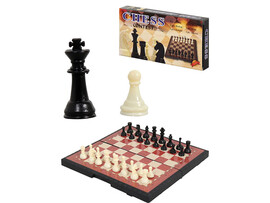 Настольная игра "Шахматы" пласт., магнит., поле 19х19 см. И-0143