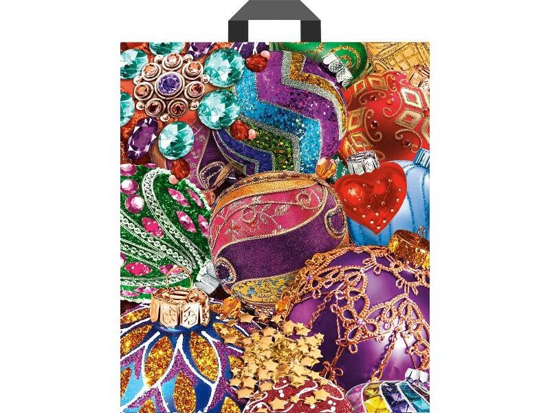 Пакет п/э петл. ручка «Изобилие шаров» 38*47см (кратно 25)