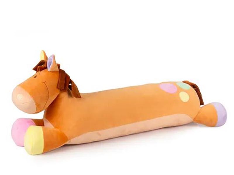 Мягкая игрушка-валик Лошадка Тося 76 см. ЛВТ/27/36-1