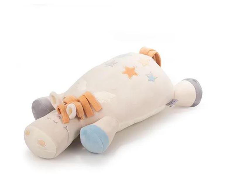 Мягкая игрушка-подушка Лошадка Тема 43 см, бежевый. ЛПАТ/14/59-2