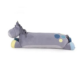 Мягкая игрушка-валик Лошадка Тема 76 см, серый. ЛВТ/27/79-1