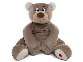 Мягкая игр. Медведь Лари 85см, бежево-серый. МЛари/45/270-1