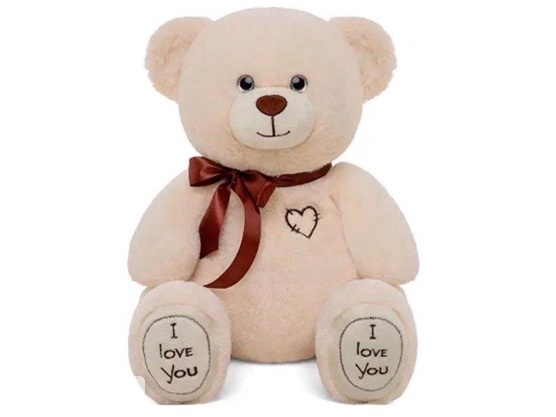 Мягкая игр. Медведь Фил 30 см сидя, латте. МФил/30/53