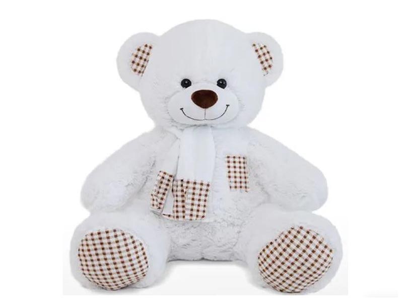 Мягкая игр. Медведь Тоффи 85 см, белый. МТоф/45/31