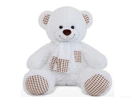 Мягкая игр. Медведь Тоффи 85 см, белый. МТоф/45/31