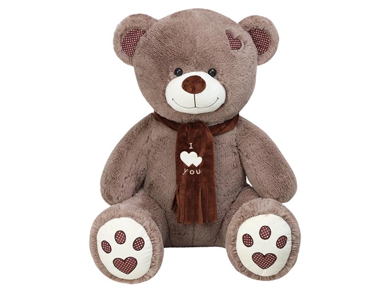 Мягкая игр. Медведь Тони с шарфом 110 см, бурый. МТШ/60/78