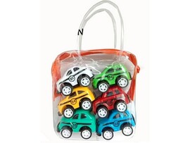 Набор инерц. машин 5 см 6 шт в сумочке 2386222 доставка оптом в Донецк