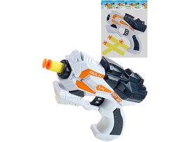 Бластер с мягкими пулями 12 см в пак. 2206076 доставка оптом в Донецк