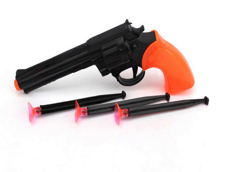 Донецк игрушка оптом Револьвер 18 см с присосками в пак. 2174853