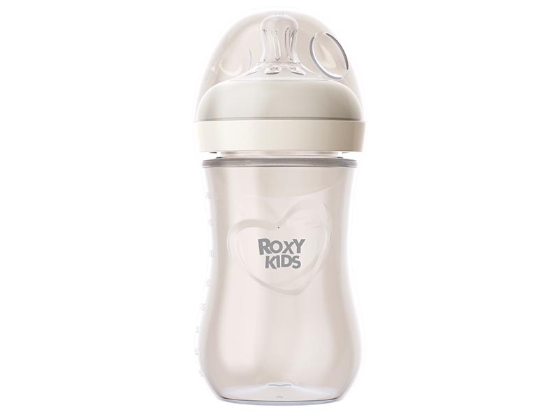 Бутылочка для кормления Natural 240 мл, 3мес+, средний поток. RBTL-005-I