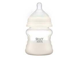Бутылочка для кормления 120 мл, медл. поток, антиколик. соска, кокосовый. RBTL-001-B