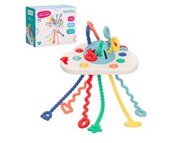 Развивающая игрушка "Облачко" (подвижные эл., погремушка, поп ит) 18*15*10 см в кор. IT110556 доставка оптом в Донецк