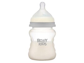 Бутылочка для кормления 160 мл, средн. поток, антиколик. соска, кокосовый. RBTL-002-B