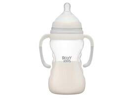 Бутылочка для кормления 260 мл, быстр. поток, антиколик. соска, кокосово-серый. RBTL-003-BGR