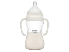 Бутылочка для кормления 260 мл, быстр. поток, антиколик. соска, кокосовый. RBTL-003-B