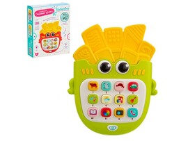 Телефон "Первые уроки" (свет, звук, песенки А.С. Пушкина) 10,5*4*14 см в кор. IT110571 доставка оптом в Донецк