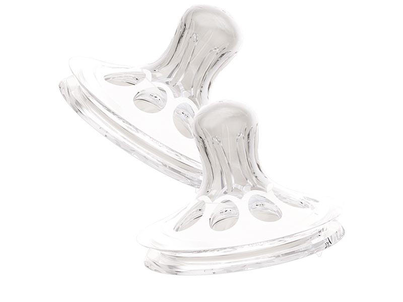 Соски силикон. сменные для бутылочек Natural 2 шт., медл. поток, 0+. RBTL-004-S