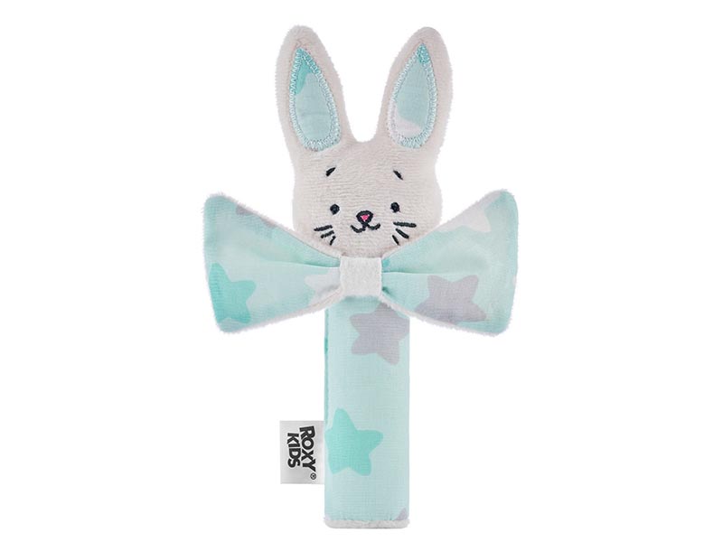 Погремушка-пищалка хрустящая "Crispy Bunny" 20 см, звезды. RCRB-003-S