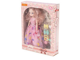 Кукла "Даша" (29 см) на вечеринке + аксессуары (10 элементов) (в коробке №2)