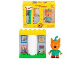 Конструктор "Макси" - "Три кота. Компот в галерее" (9 элементов) (в коробке)