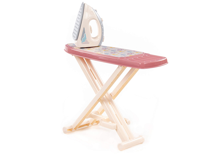 Набор игровой "Утюжок №3 с гладильной доской" (коралловый) (в сеточке)