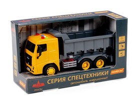 МАЗ, автомобиль-самосвал инерционный (со светом и звуком) (в коробке)