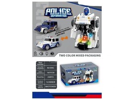 Трансформер-джип "Полиция" на бат. (свет,звук) 16,5*8*8 см в кор. Y9414178 доставка оптом в Донецк