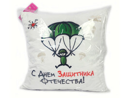 Подушка-игрушка 23 февраля парашют PPR-001 доставка оптом в Донецк