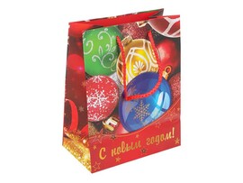 Пакет подар. мат. лам. С новым годом! 33*45*15 см. PXL-103814-HNY4