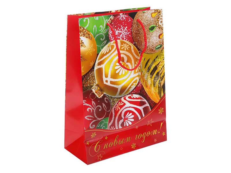 Пакет подар. глянц. лам. Новый год 23*27*12 см. PML-103816-HNY5