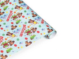 Упаковочная бумага "Чебурашка" 70*100 см. WP-104452-CH